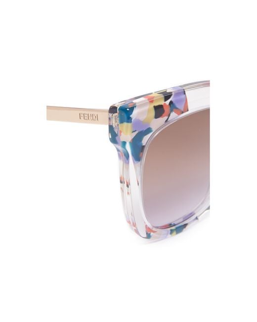 Fendi print shades hot sale